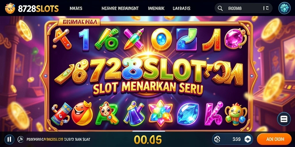 Tampilan menarik dari gameplay seru 8728SLOTS.
