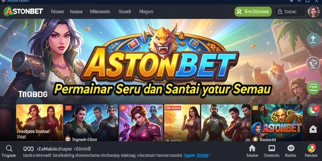 Screenshot utama gameplay Casual ASTONBET yang seru dan menarik.