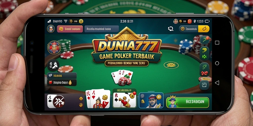 Tampilan gameplay DUNIA777 yang mendebarkan dan seru.