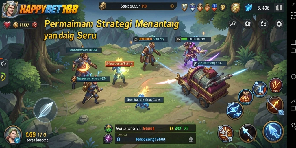 Gameplay seru dan tantangan strategis di HAPPYBET188.