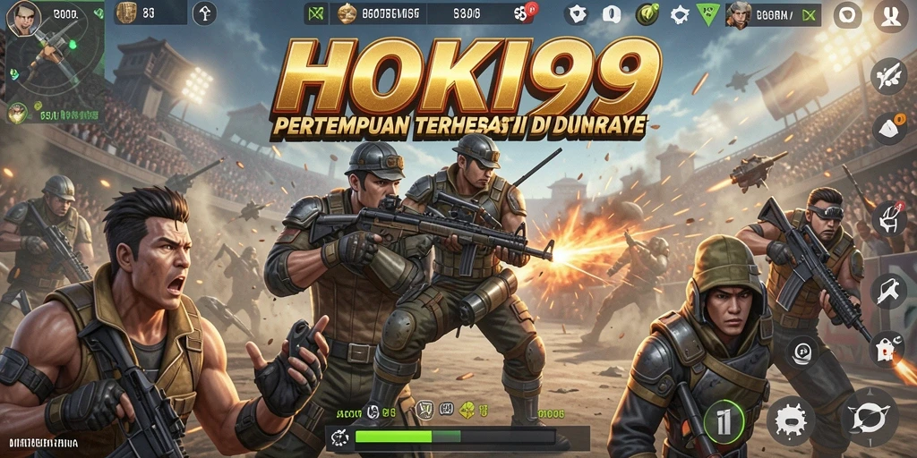 Screenshot gameplay HOKI99 yang intens dan mendebarkan.
