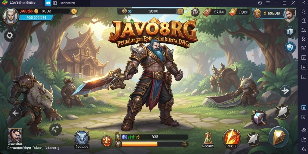 Gameplay <strong>JAVO88</strong> menampilkan pertarungan epik dan karakter yang unik.