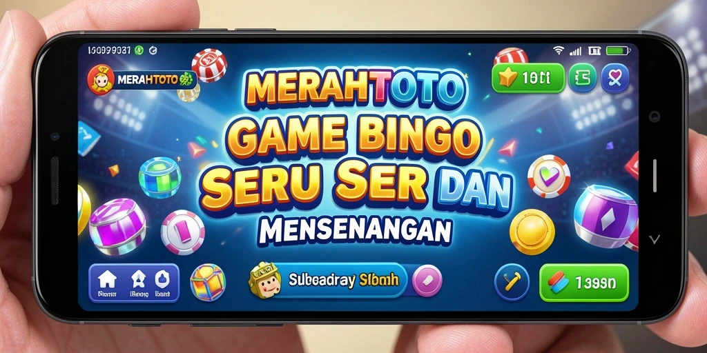 Screenshot permainan Bingo MERAHTOTO yang menarik.
