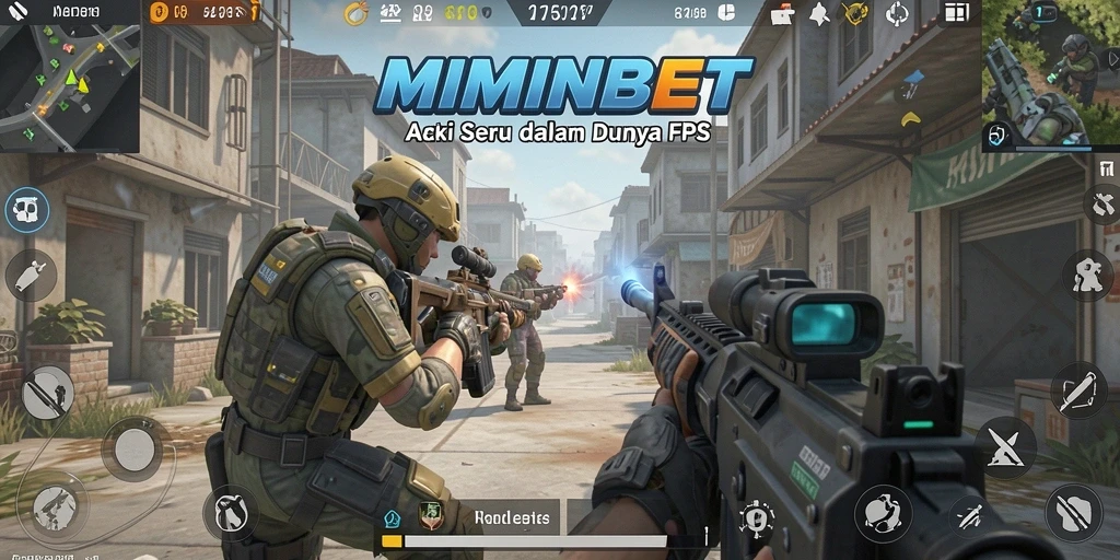 Gameplay seru MIMINBET dengan aksi FPS mendebarkan.