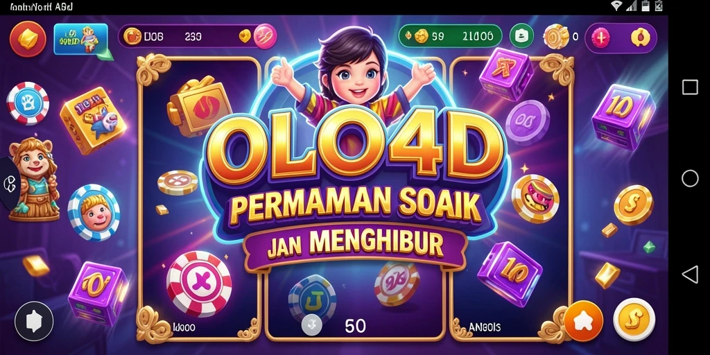 Tampilan grafik menakjubkan dari gameplay slot OLLO4D.
