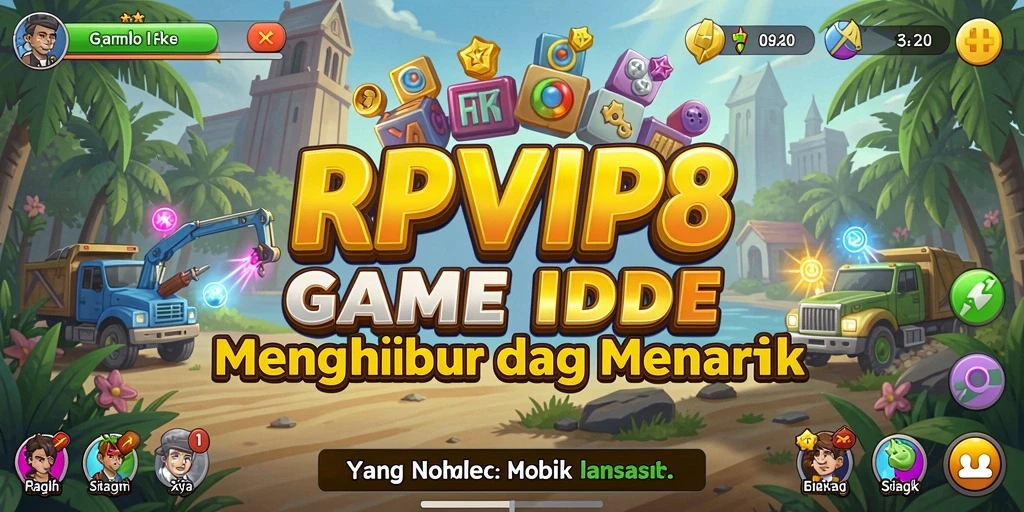 Screenshot utama RPVIP8 menampilkan gameplay Idle yang seru.