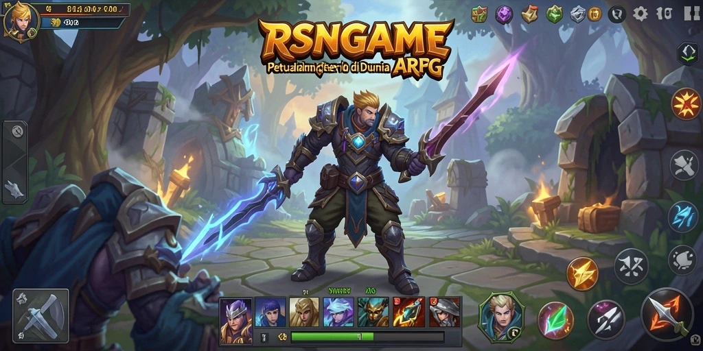 Tampilan grafis menakjubkan dalam gameplay RSNGAME.