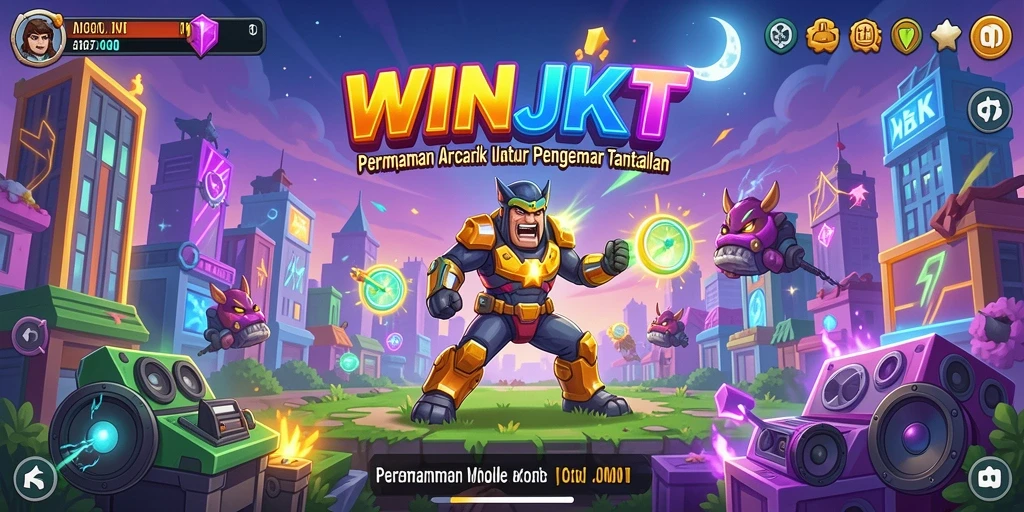 Tampilan menarik dari gameplay WINJKT yang seru dan menantang.
